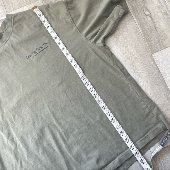 Zara Camping Mixed Text Short Sleeve Tshirt Green (xlarge) outdoor gorpcore - Picture 5 of 6